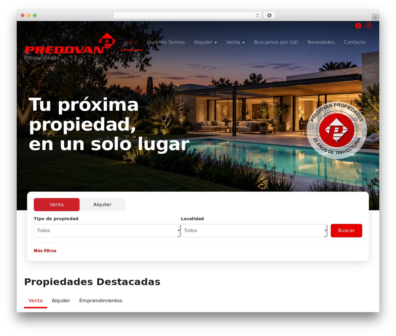 Predovan WP theme - predovanpropiedades.com.ar Predovan WP theme - predovanpropiedades.com.ar