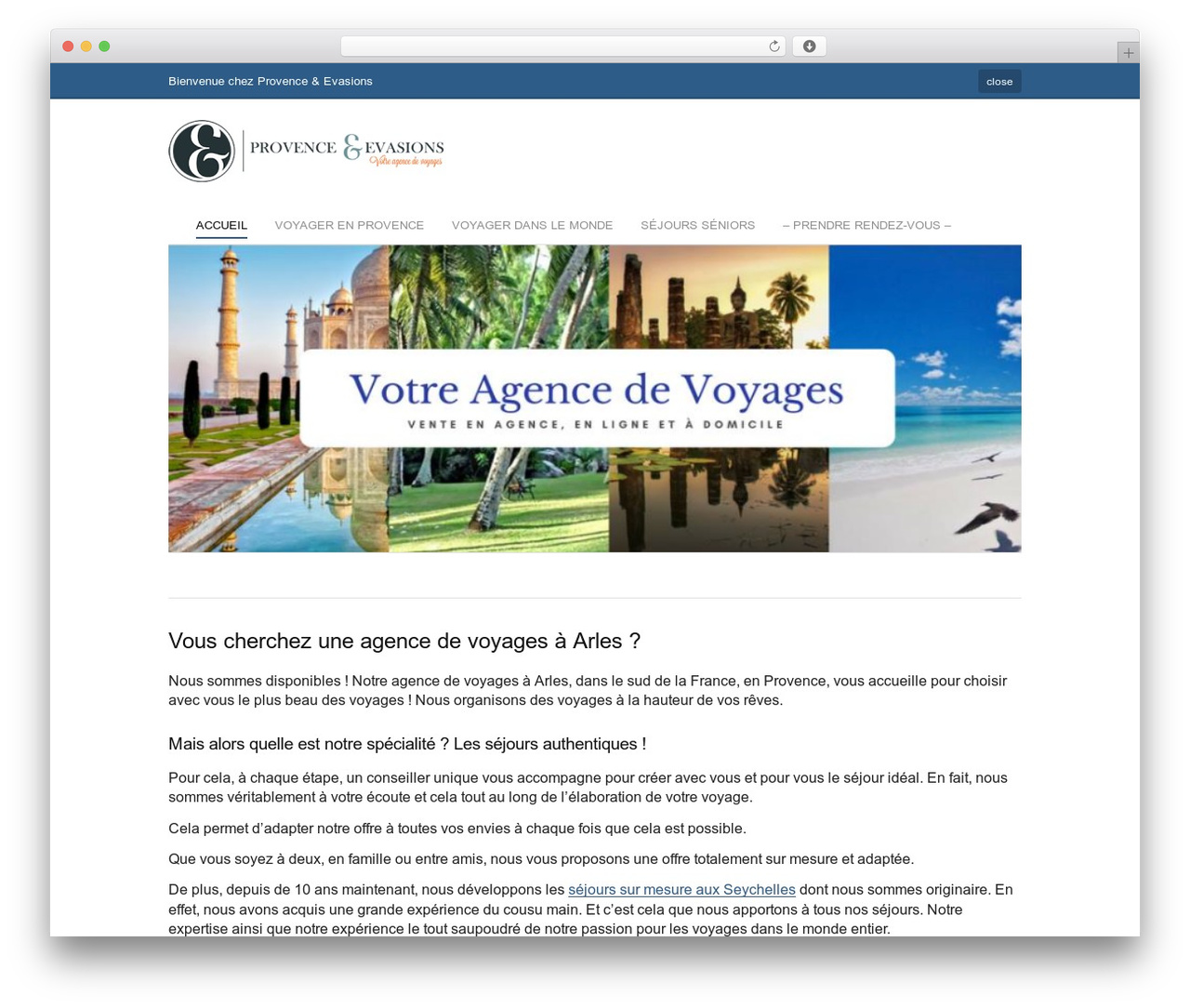 Propulsion theme WordPress - provenceetevasions.com