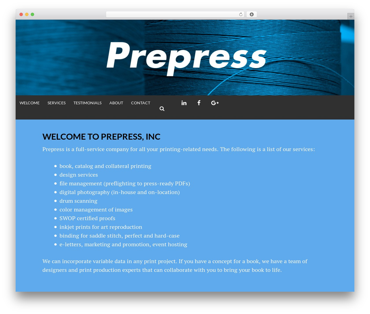 Simone WordPress theme - prepress.com Simone WordPress theme - prepress.com