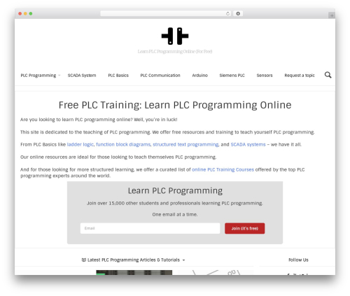 Techwise WP theme - plcacademy.com