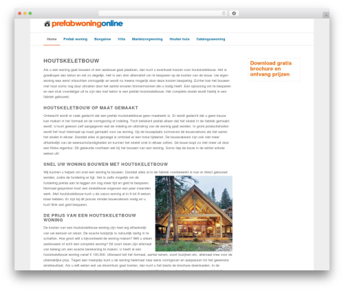 Contentprotector WordPress plugin - prefabwoningonline.be