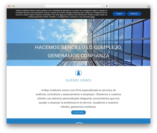 Theme WordPress Gemini - arribasauditores.com