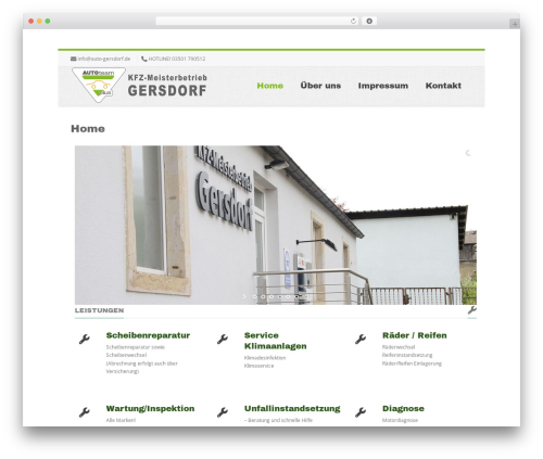 Theme WordPress Nimva - auto-gersdorf.de