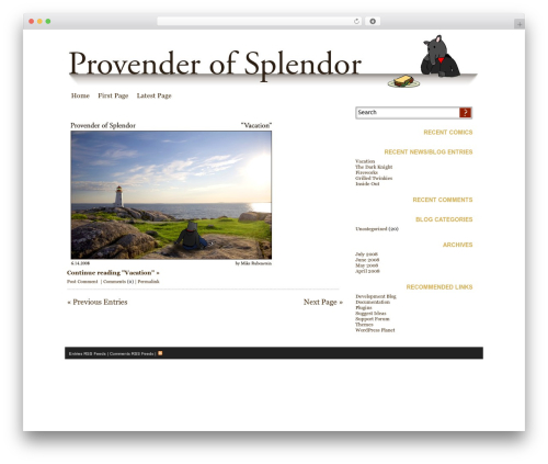 Webcomic (webcomic) free WordPress plugin - provenderofsplendor.com Webcomic (webcomic) free WordPress plugin - provenderofsplendor.com