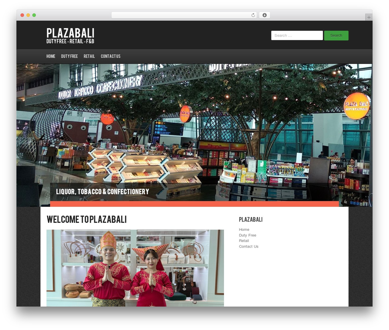 Underfire WP theme - plazabali.co.id