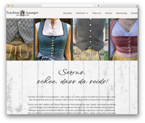 webseide Child WordPress theme - trachten-auanger.de