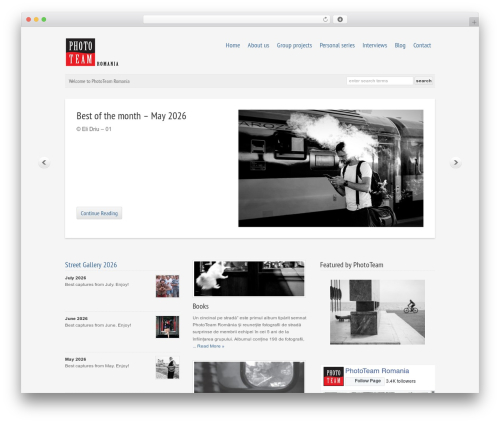 WordPress theme WP-Responsive - phototeam.ro