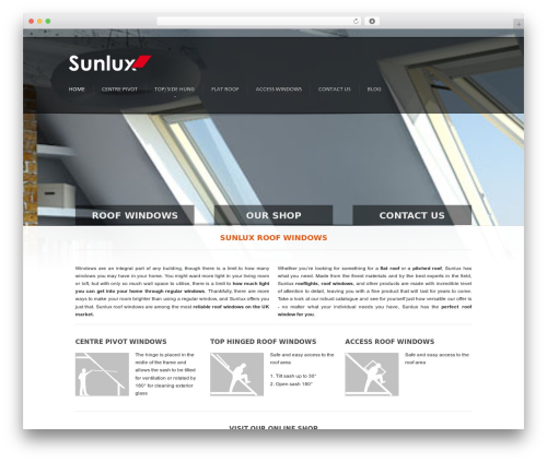 WordPress theme Ammon Theme - pvcroofwindows.co.uk