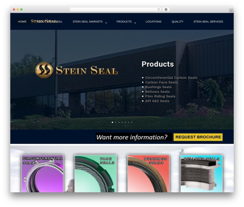 WordPress theme Divi - steinseal.com