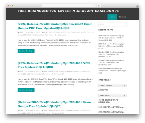 WordPress theme Elmax - pmidumps.com