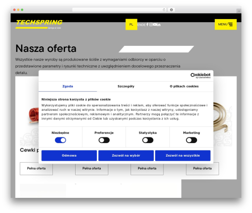 WordPress theme Website Style - techspring.com.pl
