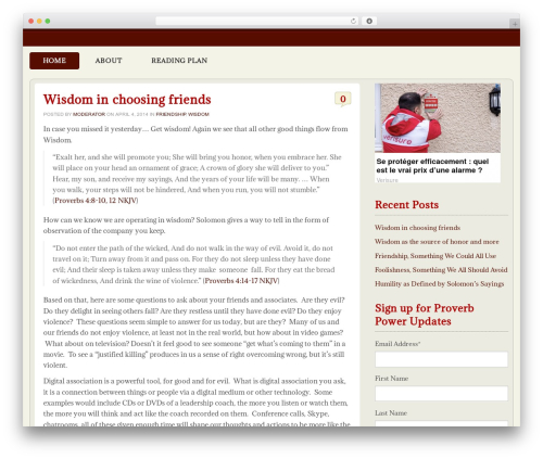 WP Premium theme WordPress - proverb-power.com