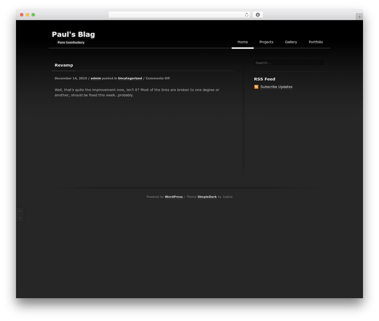WP theme SimpleDark - pvrichard.com WP theme SimpleDark - pvrichard.com