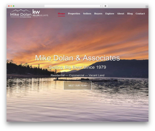 Avada WordPress theme - bigbearproperties.com