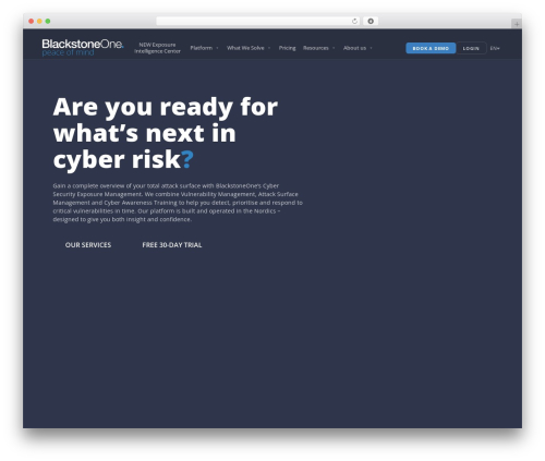 Basically Bootstrap 4 WordPress theme - blackstoneone.net