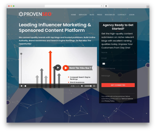 Benchmark premium WordPress theme - provenseo.com Benchmark premium WordPress theme - provenseo.com