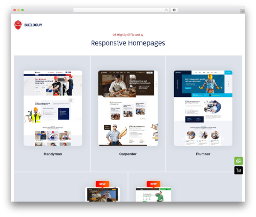 Buildguy theme WordPress - buildguy-demo.pbminfotech.com
