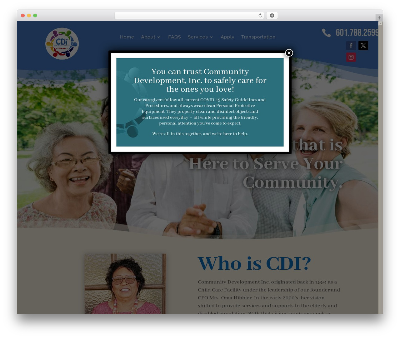 CDI theme WordPress - communitydevelopmentinc.net