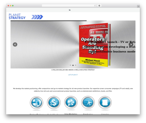 Corpress WordPress theme - planitstrategy.com