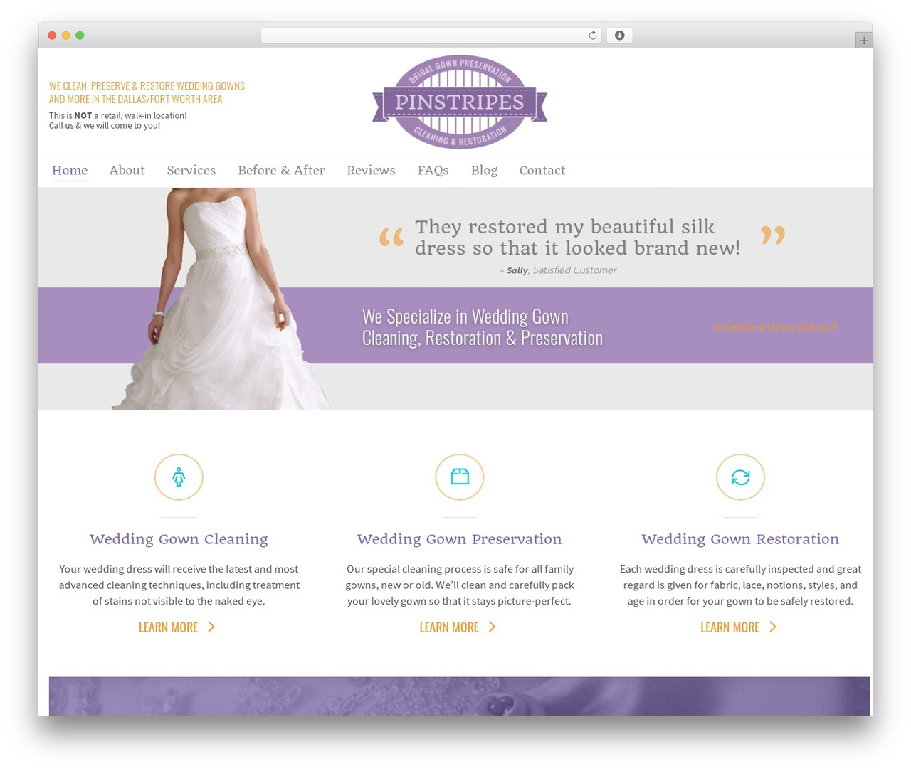 Dante WordPress wedding theme - pinstripesbridal.com Dante WordPress wedding theme - pinstripesbridal.com