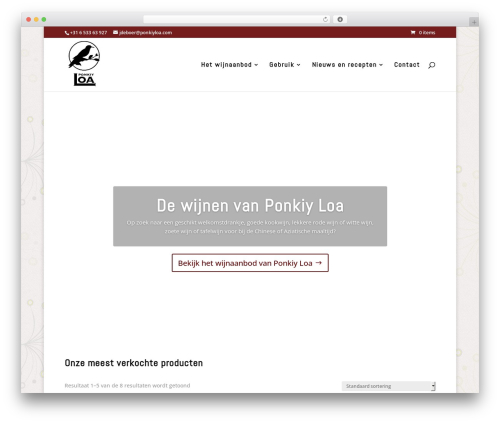 Divi WordPress theme - ponkiyloa.com