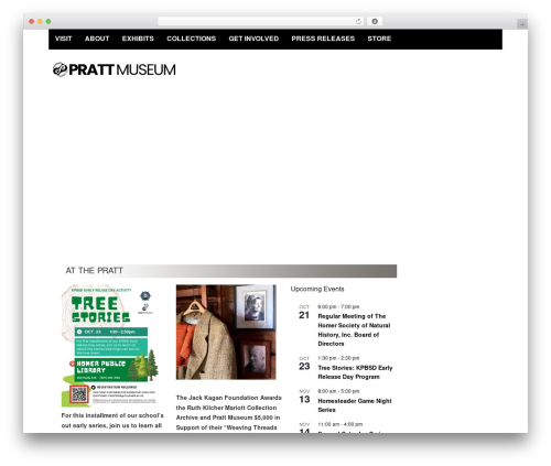 Dynamik-Gen WordPress theme - prattmuseum.org