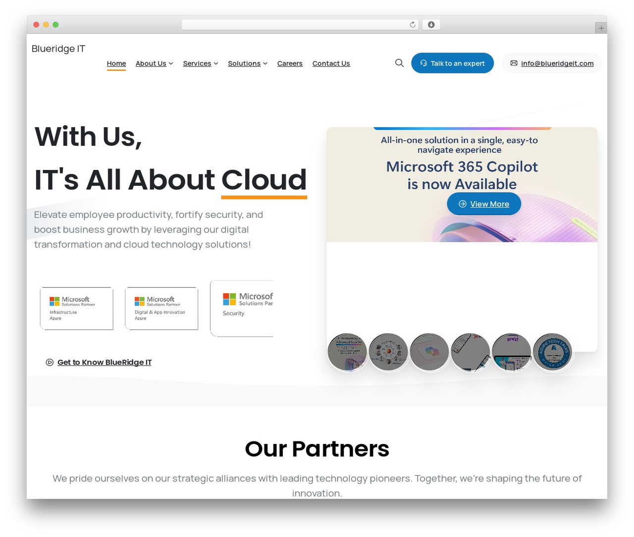 Essentials top WordPress theme - blueridgeit.com