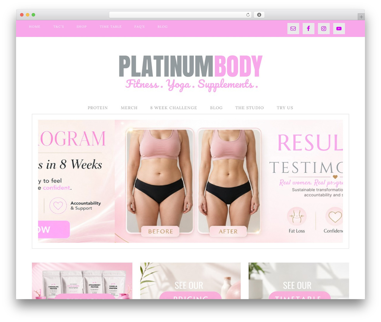 Flourish Theme theme WordPress - platinumbody.com.au