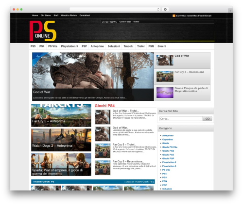 GameUp  [Single Pro Version] WordPress gaming theme - playstationonline.it