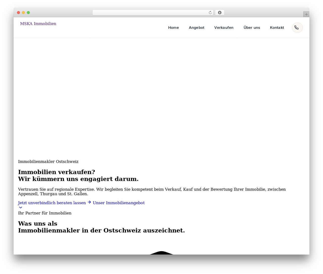 Hello Elementor WordPress theme - mska-immo.ch