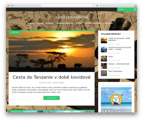 Hooray WordPress theme - irenajanouskova.cz