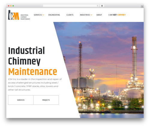 ICM WordPress theme - indchimney.com