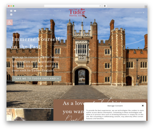 Kadence theme WordPress - thetudortravelguide.com