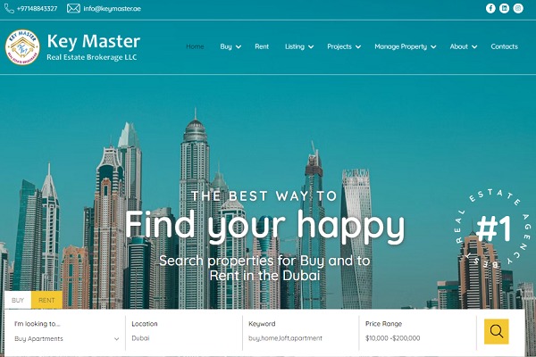 Key Master theme WordPress by Barid Ghosh