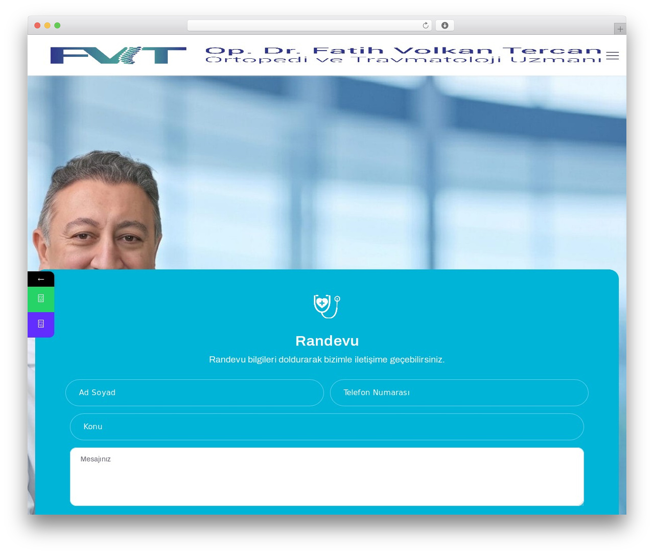 Maxcare theme WordPress - drfatihvolkantercan.com