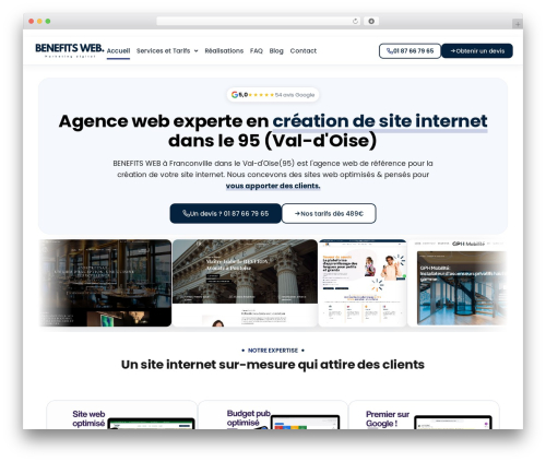 SEOLand WordPress theme - www.benefitswebagency.com