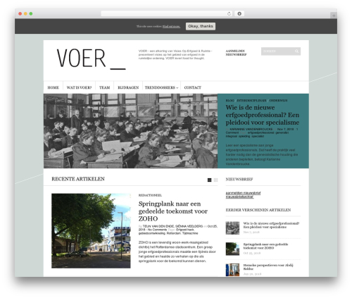 Sight WordPress page theme - platformvoer.nl