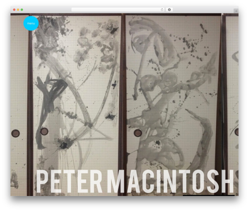 Studio8 WordPress website theme - petermacintosh.com