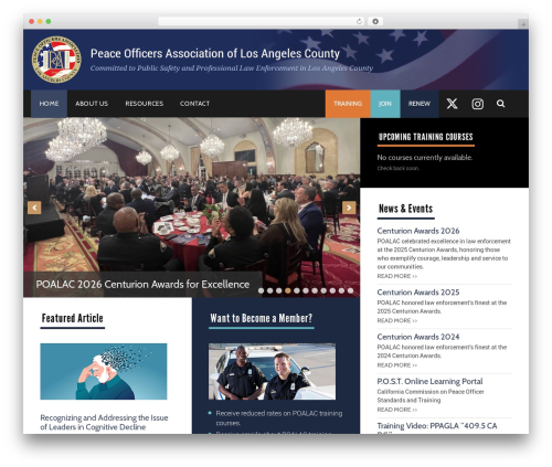 Theme WordPress NOOM - poalac.org