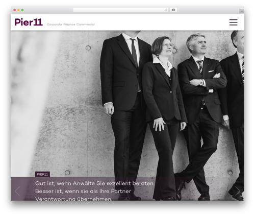 Theme WordPress Pier11ThemeV2 - pier11.de