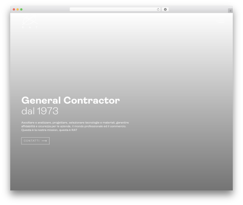Theme WordPress Rat - rat-srl.it