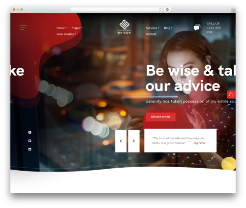 Theme WordPress Nvisor - wpriverthemes.com/nvisor