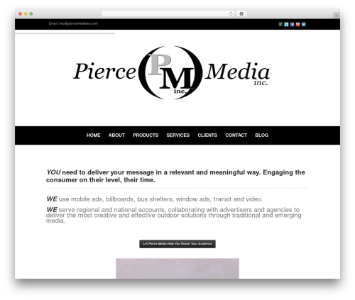 Theme WordPress Range - piercemediainc.com