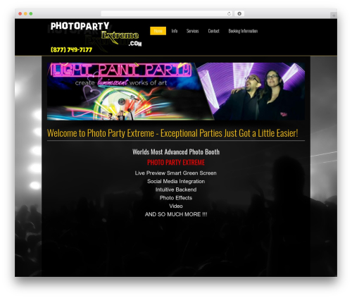 Vibration WordPress theme - photopartyextreme.com