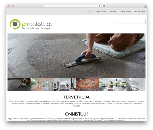 WordPress theme cherry - pintalattiat.fi