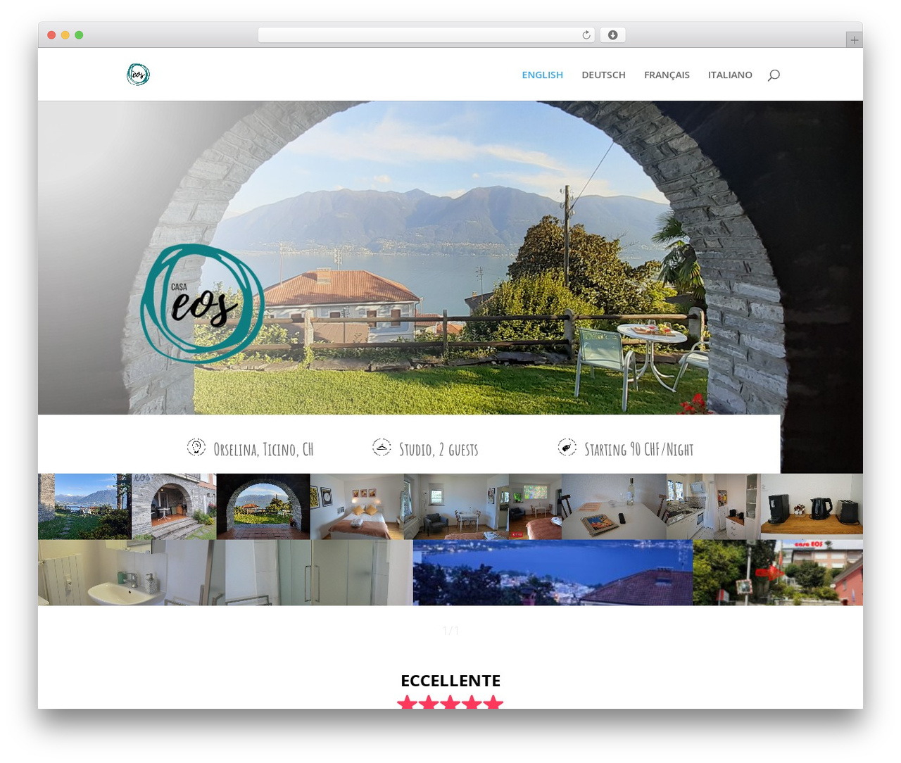 WordPress theme Divi creative agency - casaeos.ch