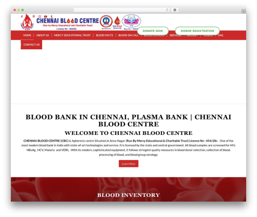 WordPress theme klicknet - chennaibloodcentre.com