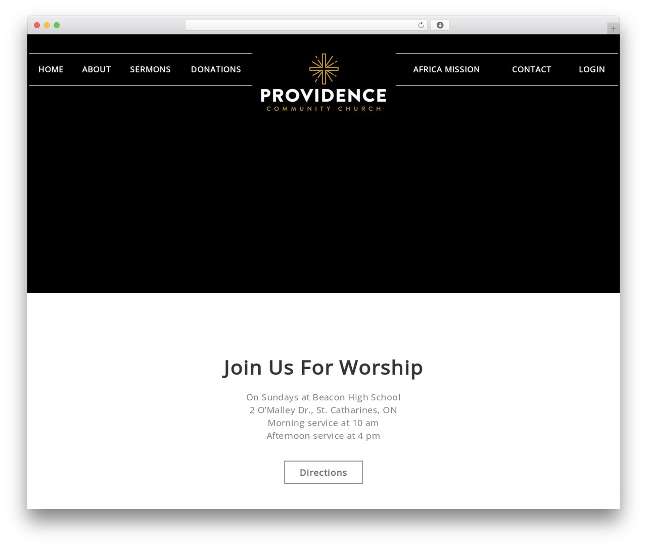 WordPress theme Bethlehem - providencecommunitychurch.ca