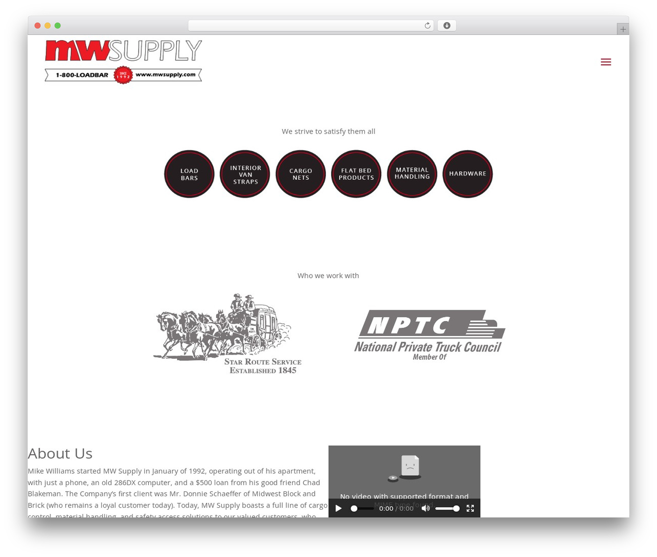 WordPress theme Divi - mwsupply.com WordPress theme Divi - mwsupply.com