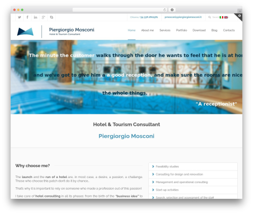 WordPress theme Downtown WP - piergiorgiomosconi.it